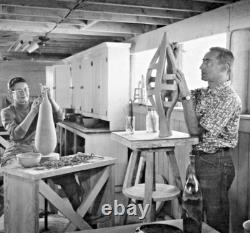 10 Gertrude Otto Natzler Studio Art Pottery Vessel Bowl Planter Vtg Design Mcm