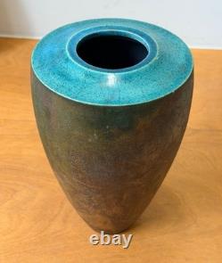 10 Linda Huey New York Contemporary Studio Art Pottery Raku Vessel Vase Vtg Mcm