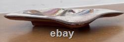 10 Polia Pillin California Studio Art Pottery Horse Vessel Bowl Tray Vtg Mcm