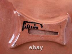 10 Polia Pillin California Studio Art Pottery Horse Vessel Bowl Tray Vtg Mcm