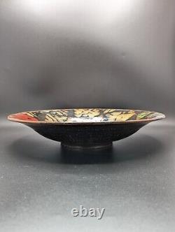 12.5 Bob Pool Footed Bowl Contemporary Studio Art Pottery Stoneware