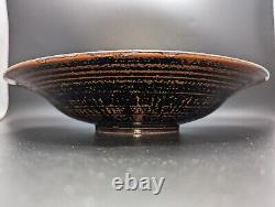 12.5 Bob Pool Footed Bowl Contemporary Studio Art Pottery Stoneware