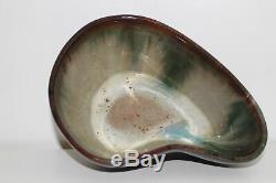 1948 Eugene Deutch Vintage Signed Studio Art Pottery Bowl Mid Century Modern