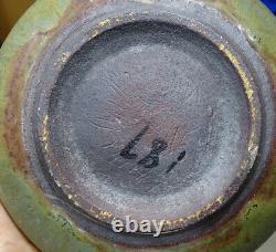 1954 LAURA ANDRESON Vintage MID-CENTURY MODERN Signed STONEWARE Bowl CALIFORNIA