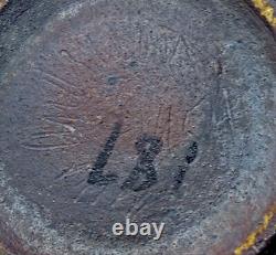 1954 LAURA ANDRESON Vintage MID-CENTURY MODERN Signed STONEWARE Bowl CALIFORNIA
