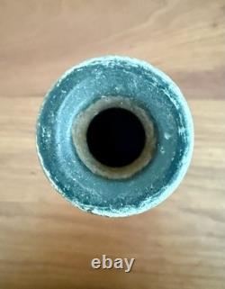 1960's Mid Century Modern Brutalist Glit Of Iceland Lava Rock Art Pottery Vase