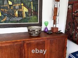 1975 James Kerbel Wisconsin Studio Art Pottery Vessel Bowl Planter Vtg Mcm
