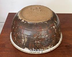 1975 James Kerbel Wisconsin Studio Art Pottery Vessel Bowl Planter Vtg Mcm
