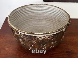 1975 James Kerbel Wisconsin Studio Art Pottery Vessel Bowl Planter Vtg Mcm
