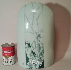 1978 IKUZI TERAKI JEANNE BISSON vtg japanese celadon ikebana vase studio pottery