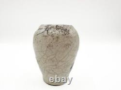 1989 Margaret Murray Gordon PNW Studio Pottery 2.75 Raku Mini Vase Vintage Rare