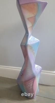 1991 vintage modernist floor vase by Harris-Cies Studio Art Pottery