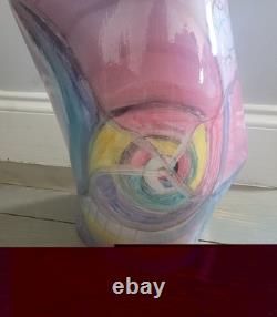 1991 vintage modernist floor vase by Harris-Cies Studio Art Pottery