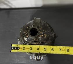 1995 JS Pottery Folk Art Face Jug Snake Jack Sexton Studio Pottery NC Vintage