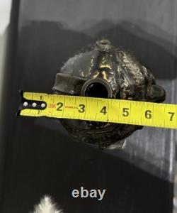 1995 JS Pottery Folk Art Face Jug Snake Jack Sexton Studio Pottery NC Vintage