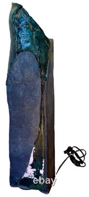 22 Studio Art Pottery Ceramic Raku Table Sculpture Lamp Light Vessel Vtg Mcm
