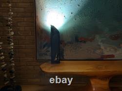 22 Studio Art Pottery Ceramic Raku Table Sculpture Lamp Light Vessel Vtg Mcm
