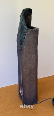 22 Studio Art Pottery Ceramic Raku Table Sculpture Lamp Light Vessel Vtg Mcm