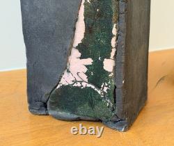 22 Studio Art Pottery Ceramic Raku Table Sculpture Lamp Light Vessel Vtg Mcm