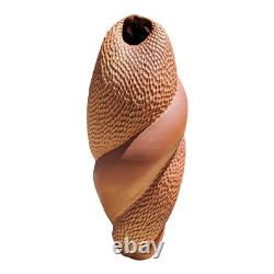 24 Danny Meisinger Floor Vase Spinning Earth Pottery Studio Pottery Snake