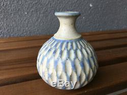 2 Rose Dodds Studio Pottery Vase Pot Vintage Ceramic MID Century Berkeley Ca Era