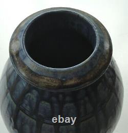 2 Studio Pottery MCM Johgus Bornholm Denmark Pitcher Compton VT Drip Glaze Vase