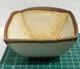 2 Vtg Hayne Bayless Studio Pottery Stoneware Tray Signed Tan Sq. Bowl Rare