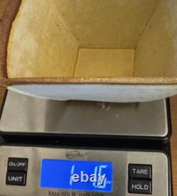 2 Vtg Hayne Bayless Studio Pottery Stoneware Tray Signed Tan Sq. Bowl Rare