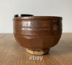 3 hand thrown tea bowls cups studio pottery group lot vintage mcm art set