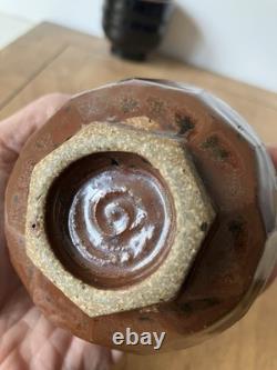 3 hand thrown tea bowls cups studio pottery group lot vintage mcm art set