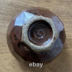 3 hand thrown tea bowls cups studio pottery group lot vintage mcm art set