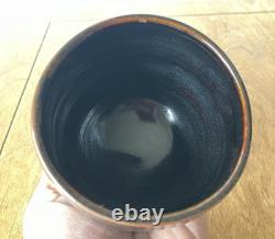 3 hand thrown tea bowls cups studio pottery group lot vintage mcm art set