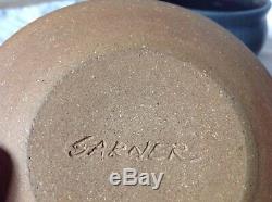 4 Marvin Garner Studio Pottery Stoneware Bowls Vintage Signed