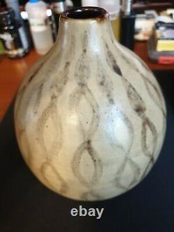 50's JANE PARSHALL MCM STUDIO POTTERY CERAMIC VASE Cleveland Institute Cranbrook