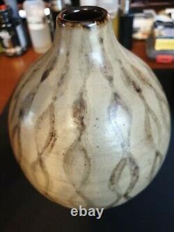 50's JANE PARSHALL MCM STUDIO POTTERY CERAMIC VASE Cleveland Institute Cranbrook