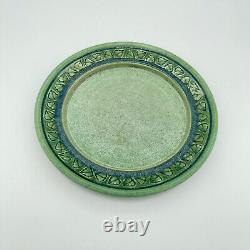 5 Pc Vintage Studio Art Pottery Dinner Plates 10 Signed By Artist Rare USA