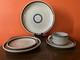 5 pc Vintage MCM Zaalberg Studio Pottery Dinnerware Set. EUC