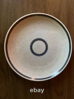 5 pc Vintage MCM Zaalberg Studio Pottery Dinnerware Set. EUC