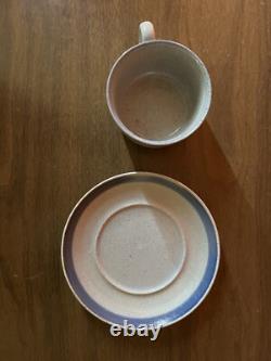 5 pc Vintage MCM Zaalberg Studio Pottery Dinnerware Set. EUC