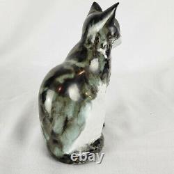 ANDERSEN DESIGN STUDIO Vintage Stoneware Pottery Cat Figurine 1983