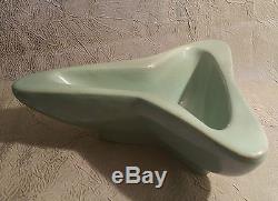 ATOMIC vtg boomerang studio pottery space age table art mid century modern bowl