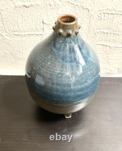 A Pair Of Vintage Studio Pottery Bud Vases