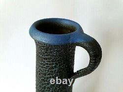 Albert Kiessling ceramic snake skin vase vintage mid-century East Germany MCM