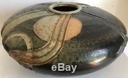 Amazing Vintage Ceramic Studio Pottery Decorative Bowl Mid Century Modern Signed