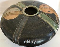 Amazing Vintage Ceramic Studio Pottery Decorative Bowl Mid Century Modern Signed