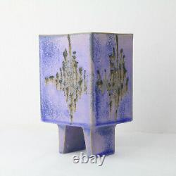 Amazing Vintage Modernist Japanese Studio Pottery Ikebana Vessel