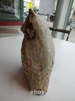 Andersen Design Studio Screech Owl Vintage Maine Art Pottery Bird Figurine