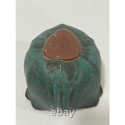 Andersen Design Studios Pottery Maine Vintage Tulip Vase in Verdigris RARE