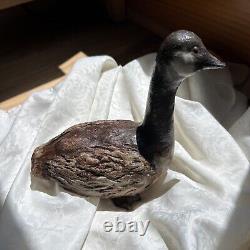 Anderson like Design Vintage Studio Art Pottery Goose Figurine Signed /dated