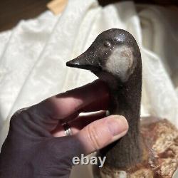 Anderson like Design Vintage Studio Art Pottery Goose Figurine Signed /dated